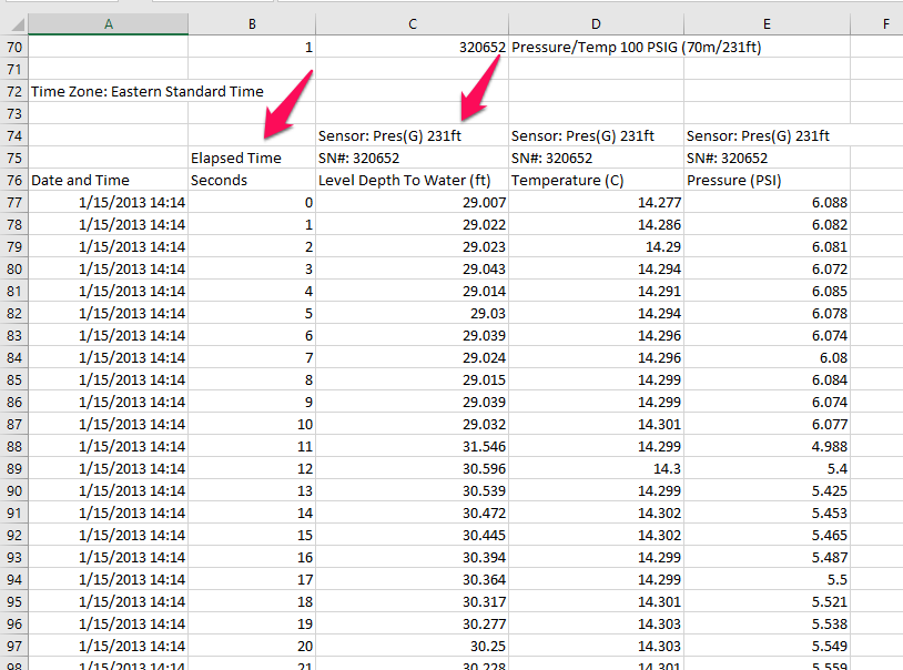 CSV File